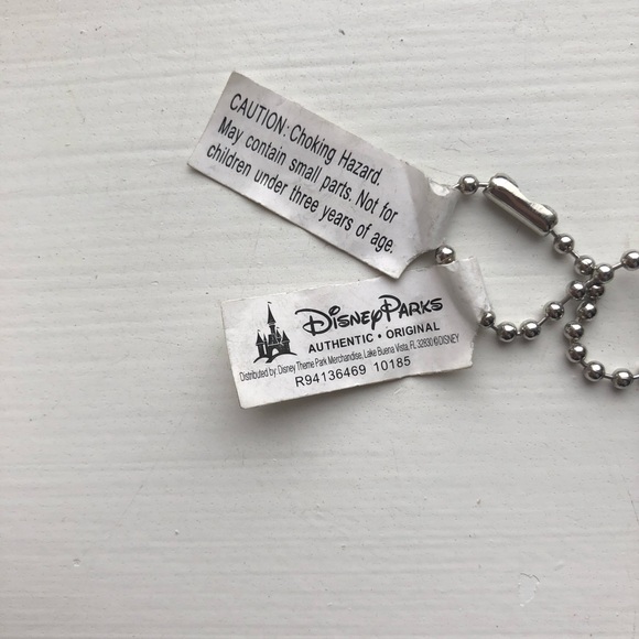 Vintage orange Disney Mouse Ears foam keychain - Picture 5 of 6